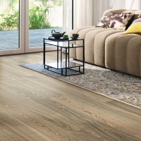 Billede af en stue med HARO gulv