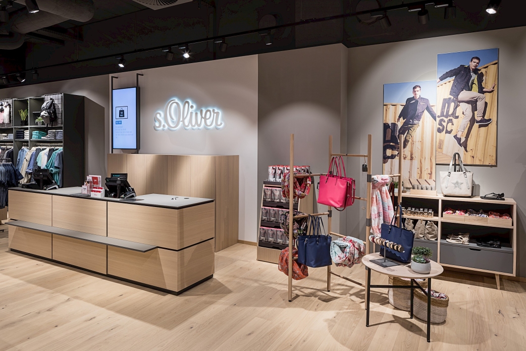 The newest s.Oliver store in Braunschweig was outfitted with HARO parquet.