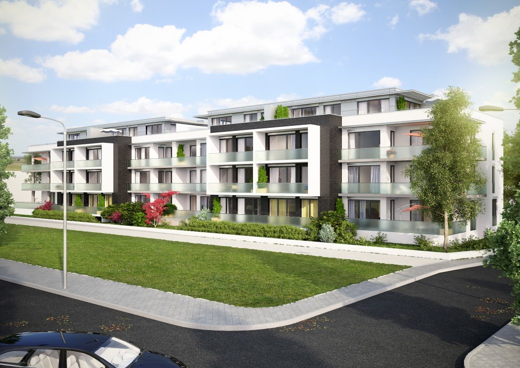 Grün aber urban -  Das ist das Wohnungsbauprojekt SüdSüdWest.