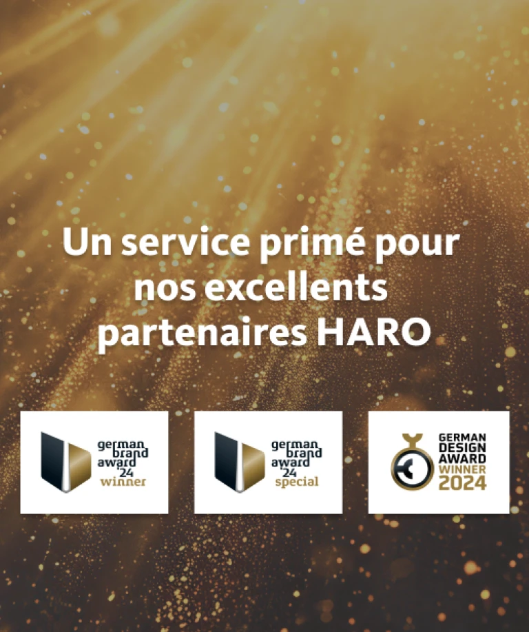 Un service primé pour nos excellents partenaires HARO