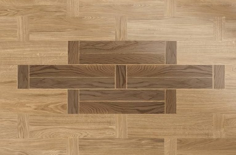 HARO Stabparkett, verlegt im Altdeutschen Verband für ein traditionelles und elegantes Bodenbild.