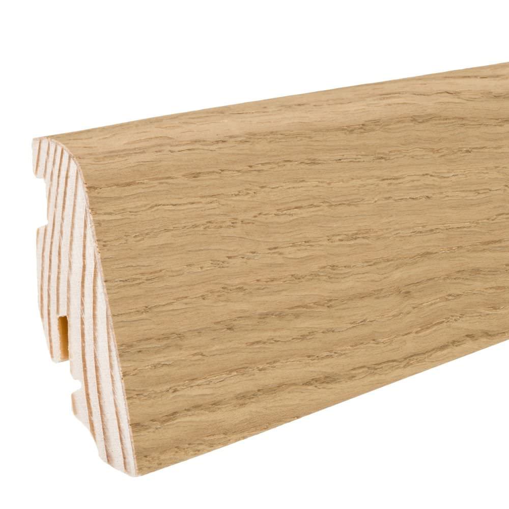 Stick on skirting 19 x 58 mm 2,2 m veneered oiled Fumed Oak Invisible