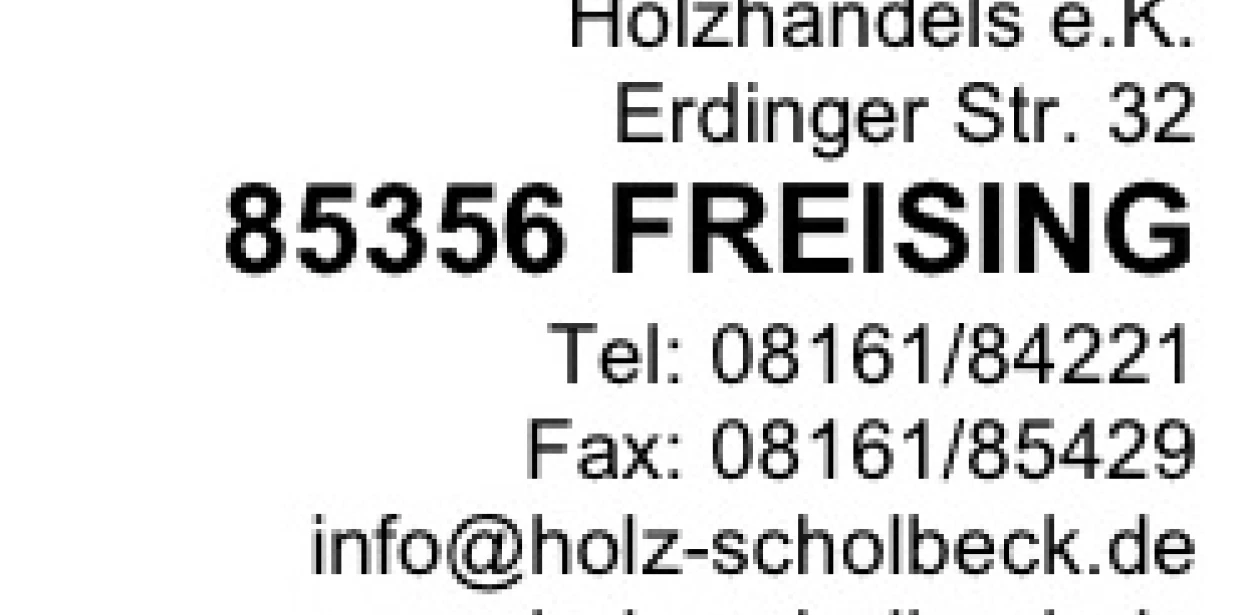 Scholbeck Holzhandels e.K.