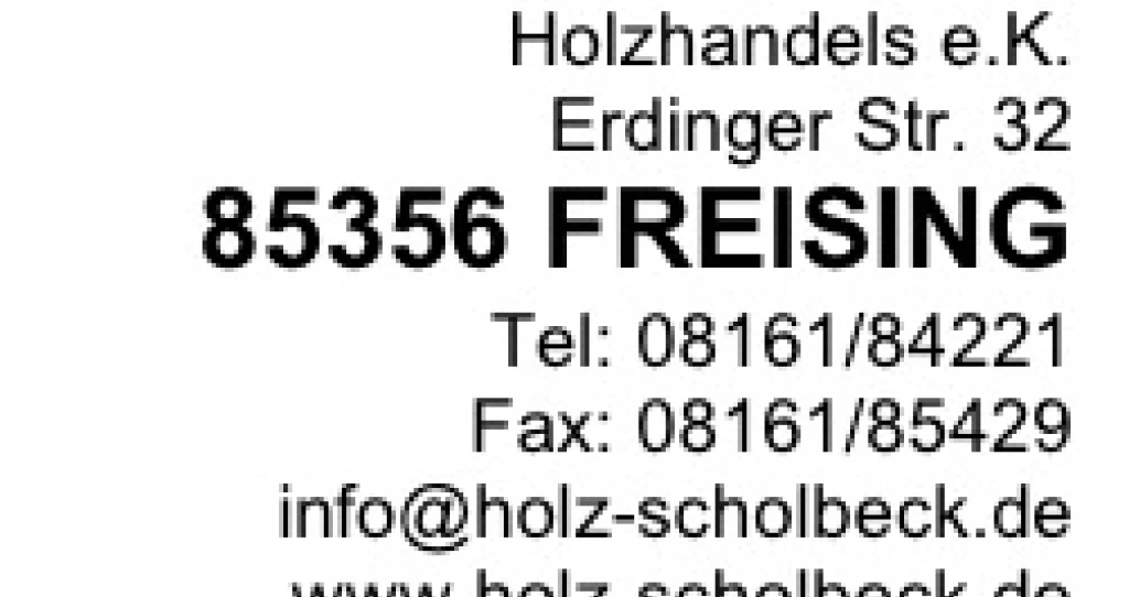 Scholbeck Holzhandels e.K.