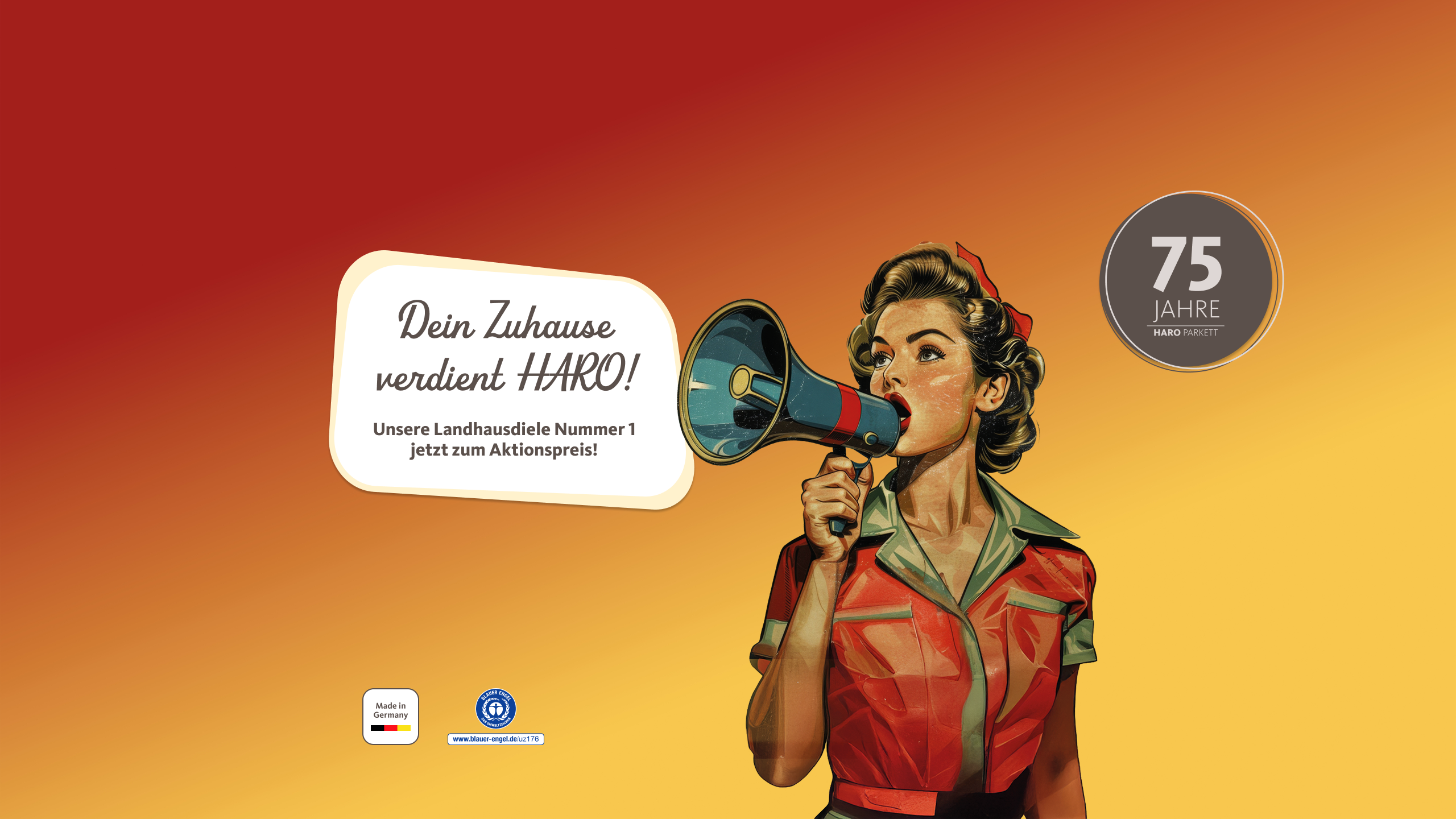 75 Jahre HARO Aktionsbild