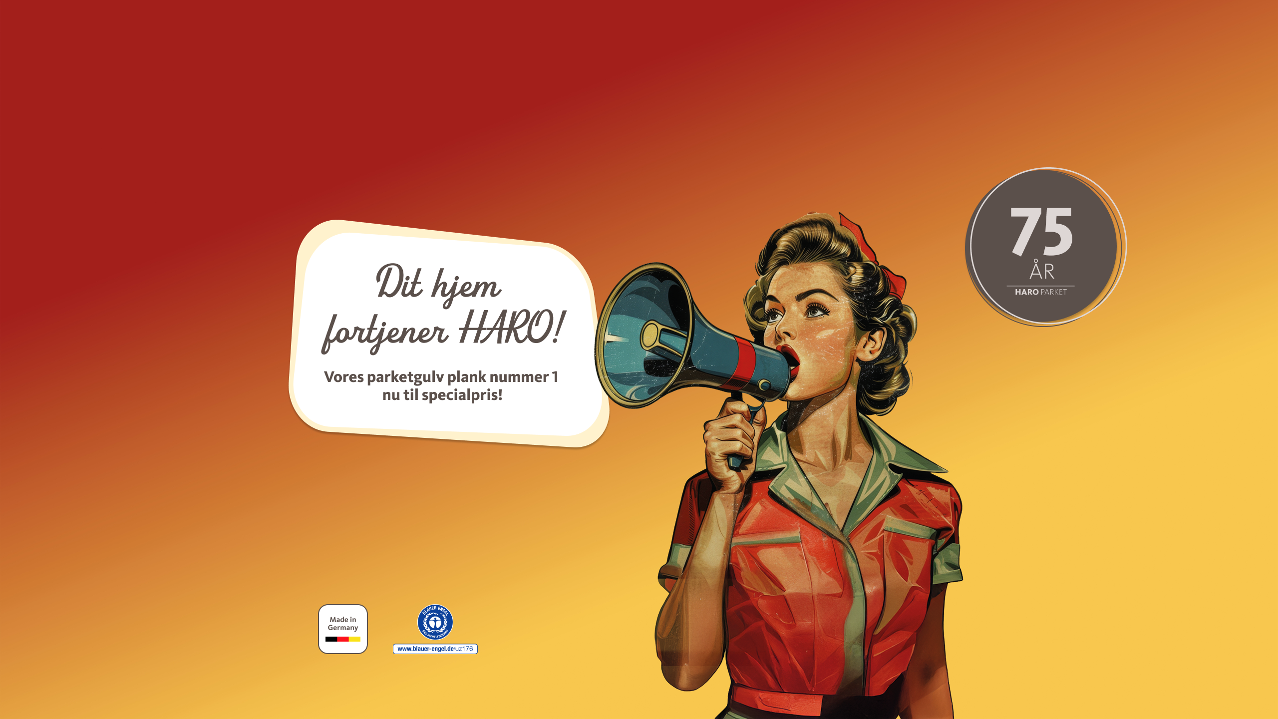 75 Jahre HARO Aktionsbild