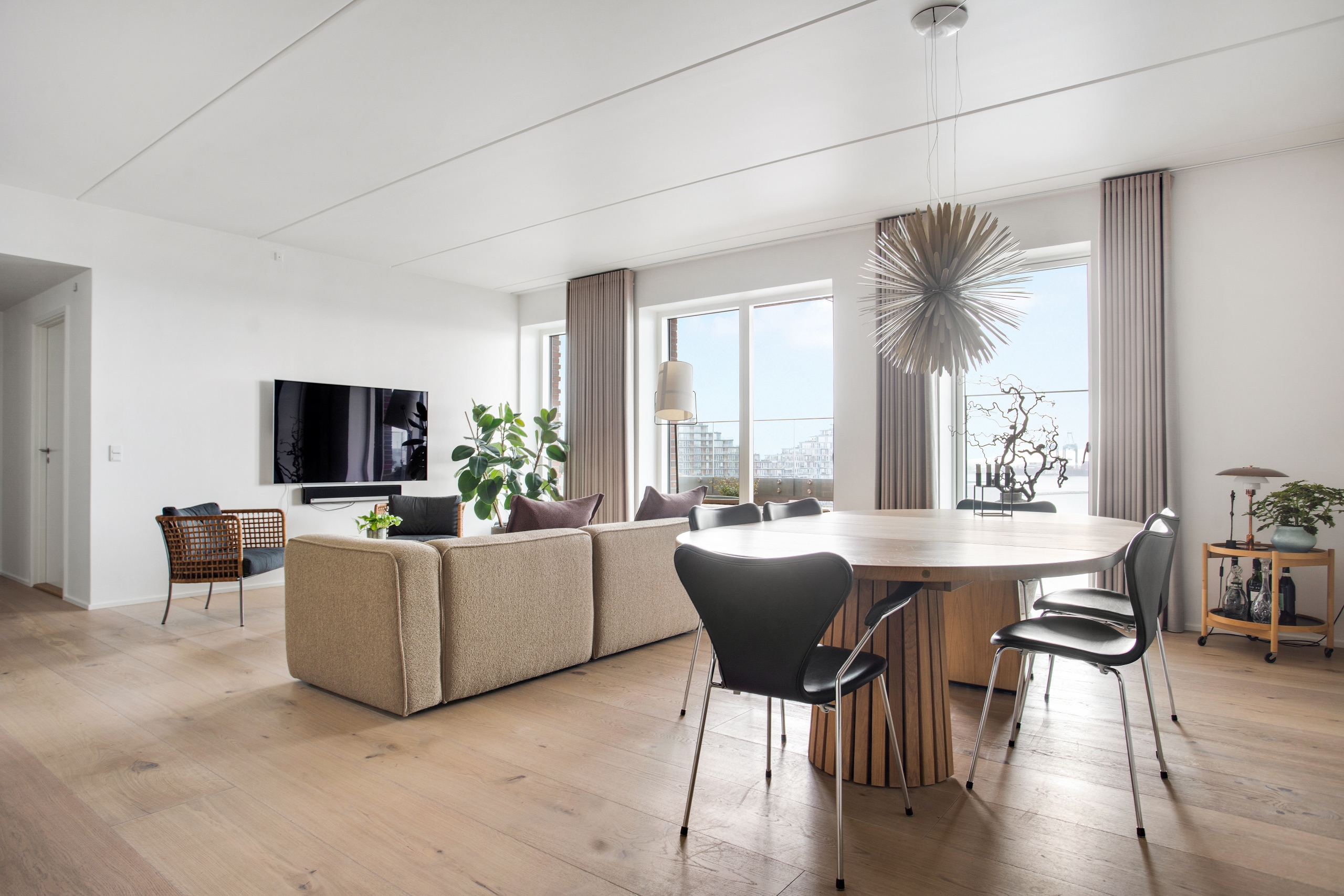 Piso en el barrio del puerto con increíbles vistas al mar