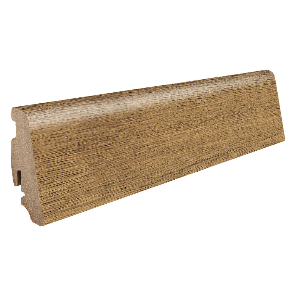 Skirting with solid wood core 19 x 58 mm 2,2 m lam. cover water resistant Oak Yorkshire Nature*