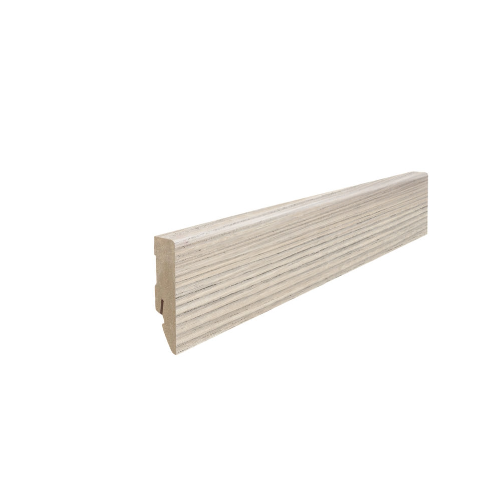 Battiscopa a innesto 16 x 58 mm 2,2 m pellicola (su MDF) Pino nordica*