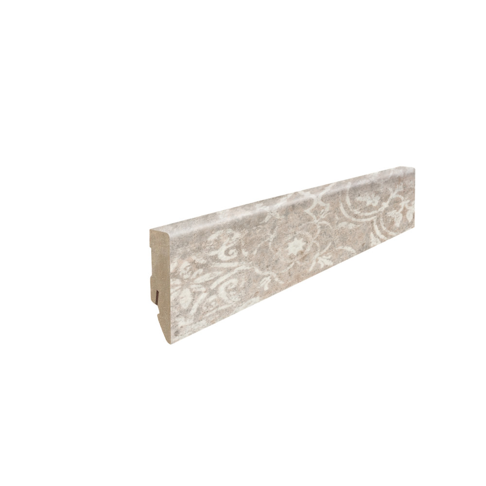 Stecksockelleiste 16x58mm 2,2m MDF-foliert Artdesign crema*