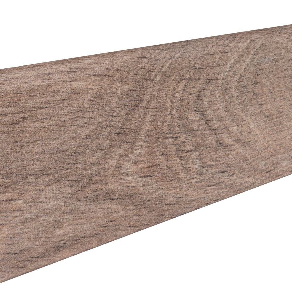 Stick on skirting 19 x 58 mm 2,2 m MDF core, lam. cover Oak Livorno Smoked*