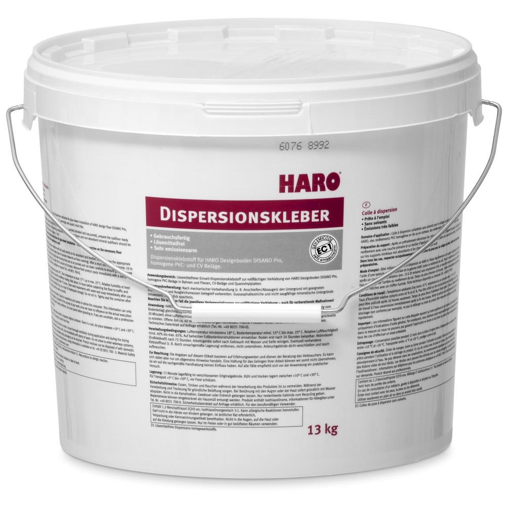 410566 INSTALLATION TOOLS HARO Dispersion adhesive 14 kg for DISANO