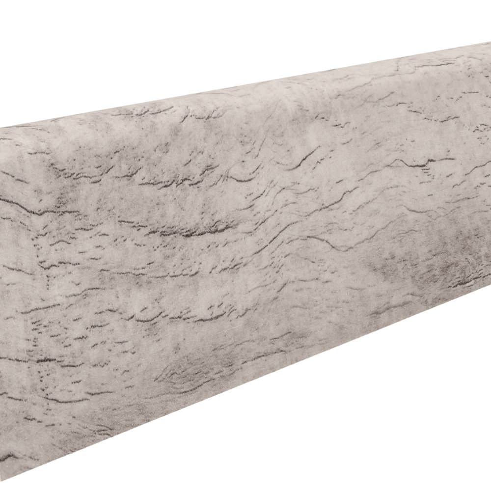 Zócalo insert., núcleo de madera maciza 19 x 58 mm 2,2 m, laminado resistente al agua Roble antiguo creme*