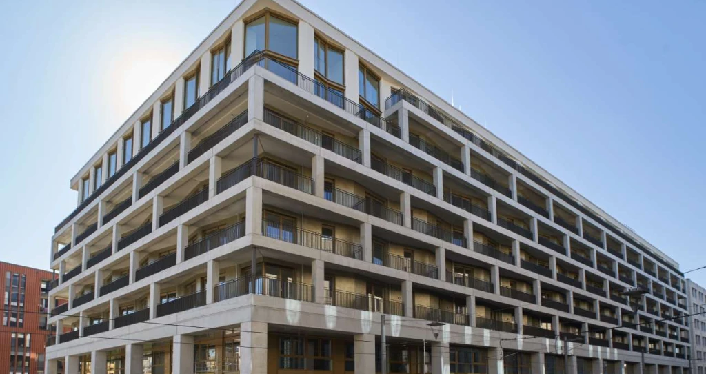 The MaryAnn apartment house is located in the heart of Dresden. Its 191 apartments will be a model of urban living.