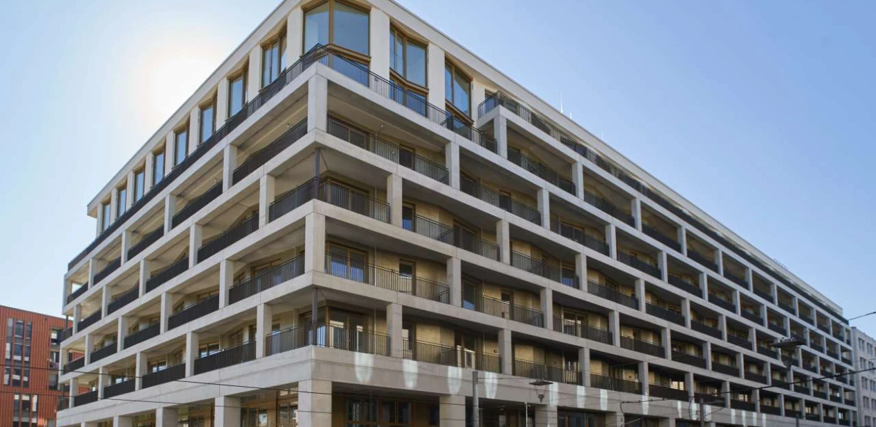 The MaryAnn apartment house is located in the heart of Dresden. Its 191 apartments will be a model of urban living.