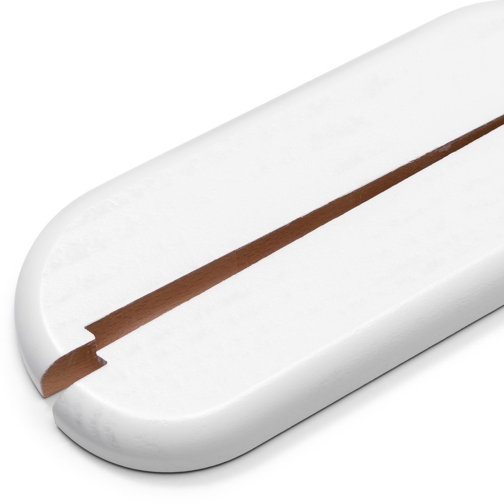 Doppelheizkörperrosette für individuelle Bohrungen weiß