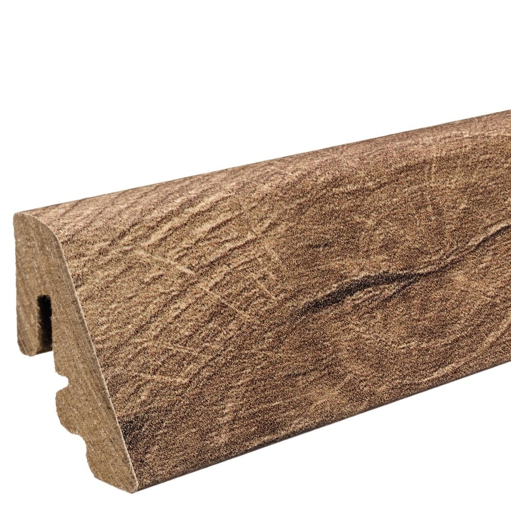 Skirting with solid wood core 19 x 39 mm 2,2 m MDF core, lam. cover Oak Italica Nature*