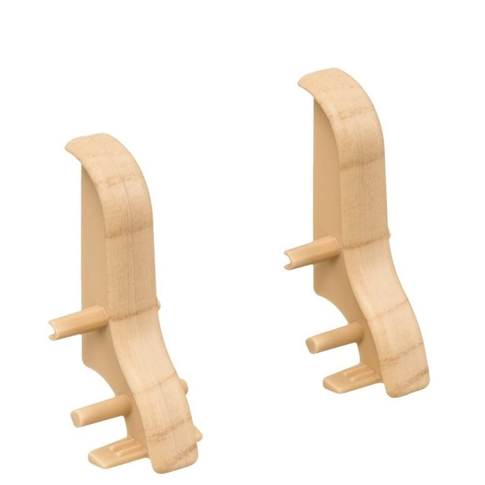 Zwischenstück Kunststoff für Stecksockelleiste 19x39mm geschwung. (2 Stk./Pack) Apfel*