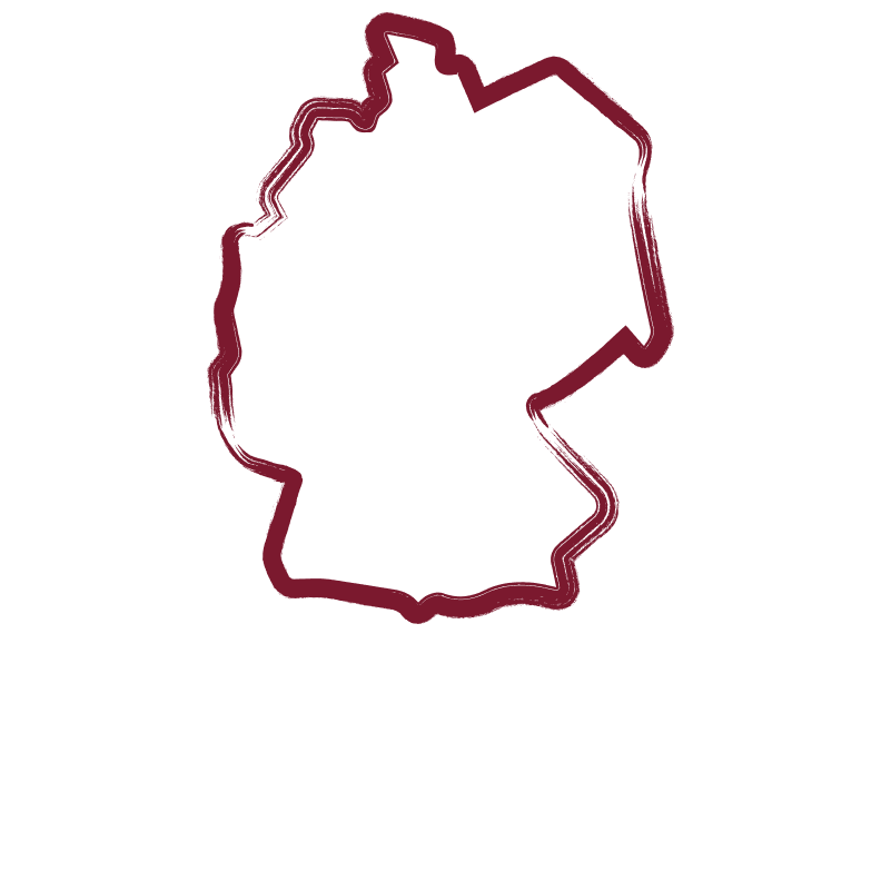 Official HARO pictogram for “Made in Germany”: The stylized outline of Germany in the national colors black, red, and gold – a clear symbol of German origin, quality, and precision.