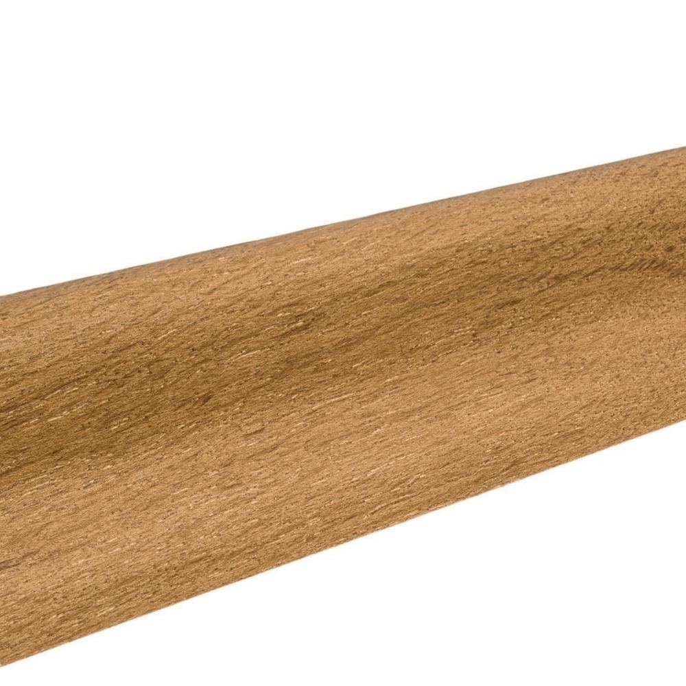 Skirting with solid wood core 19 x 39 mm curved 2,5 m veneered pref. matt Smoked Oak