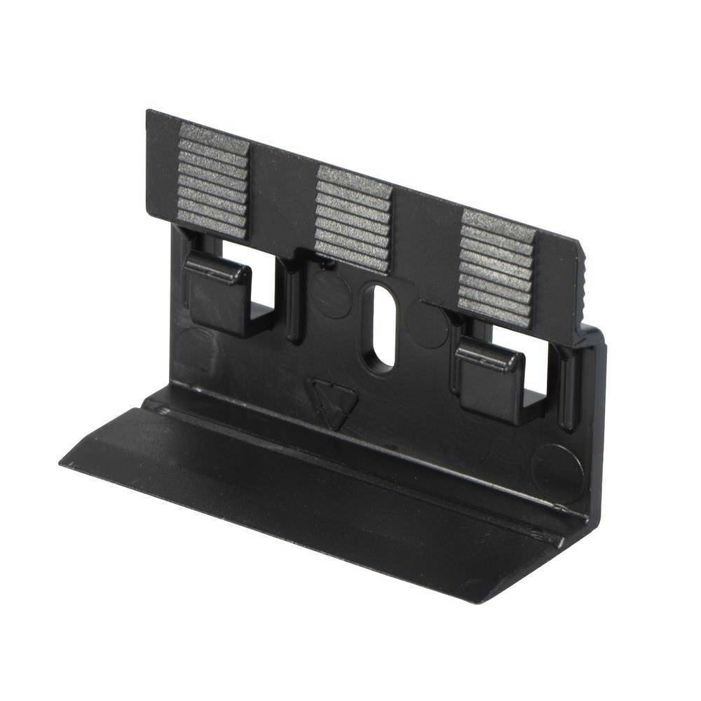 Clips p. battiscopa ad innesto con viti, tasselli  e dima di foratura 30 pz./conf.