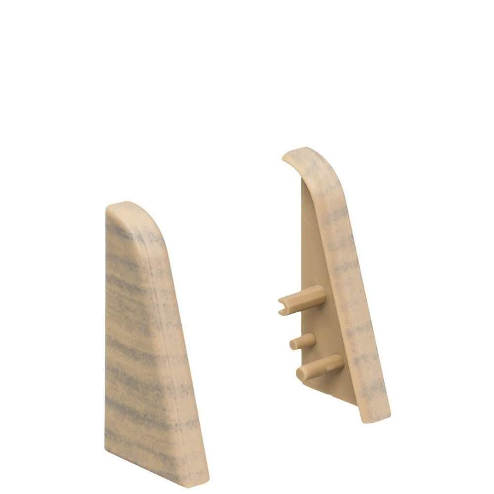 Embout de finition en plastique pour plinthe à emboîter 19 x 39 mm 2 pcs./sac Nordic Pine*