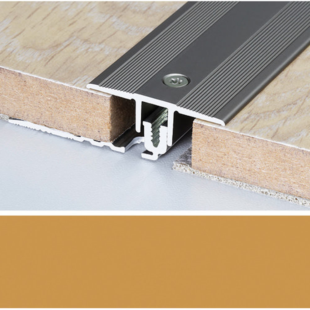 Übergangsprofil Allround Typ 388 L/P 0,9m für 7-15mm gold