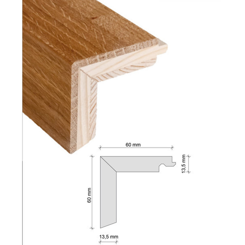 INTERIOR STAIRS stair nosing Preisgruppe 1 60 x 60