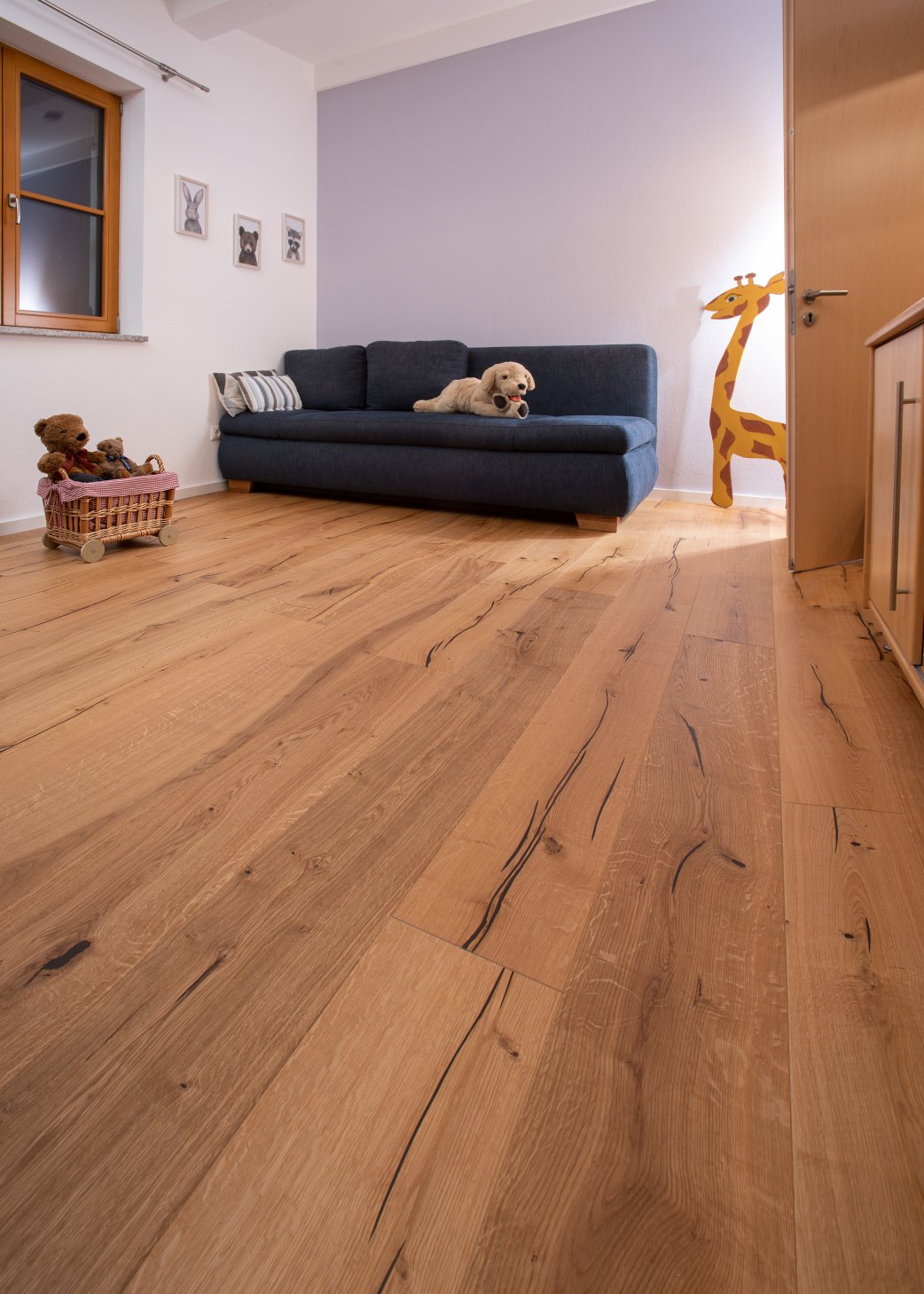 Die neuen Gebäude beinhalten auch großzügige Räume, in denen die Kinder nach Lust und Laune spielen und sich austoben können.