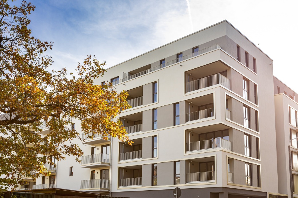 Usædvanlig familievenlig var kendetegnende for CG Gruppe Dresdens måde at projektere de 148 lejeboliger i Dresdens Friedrichstadt, der er yderst populær hos familier.