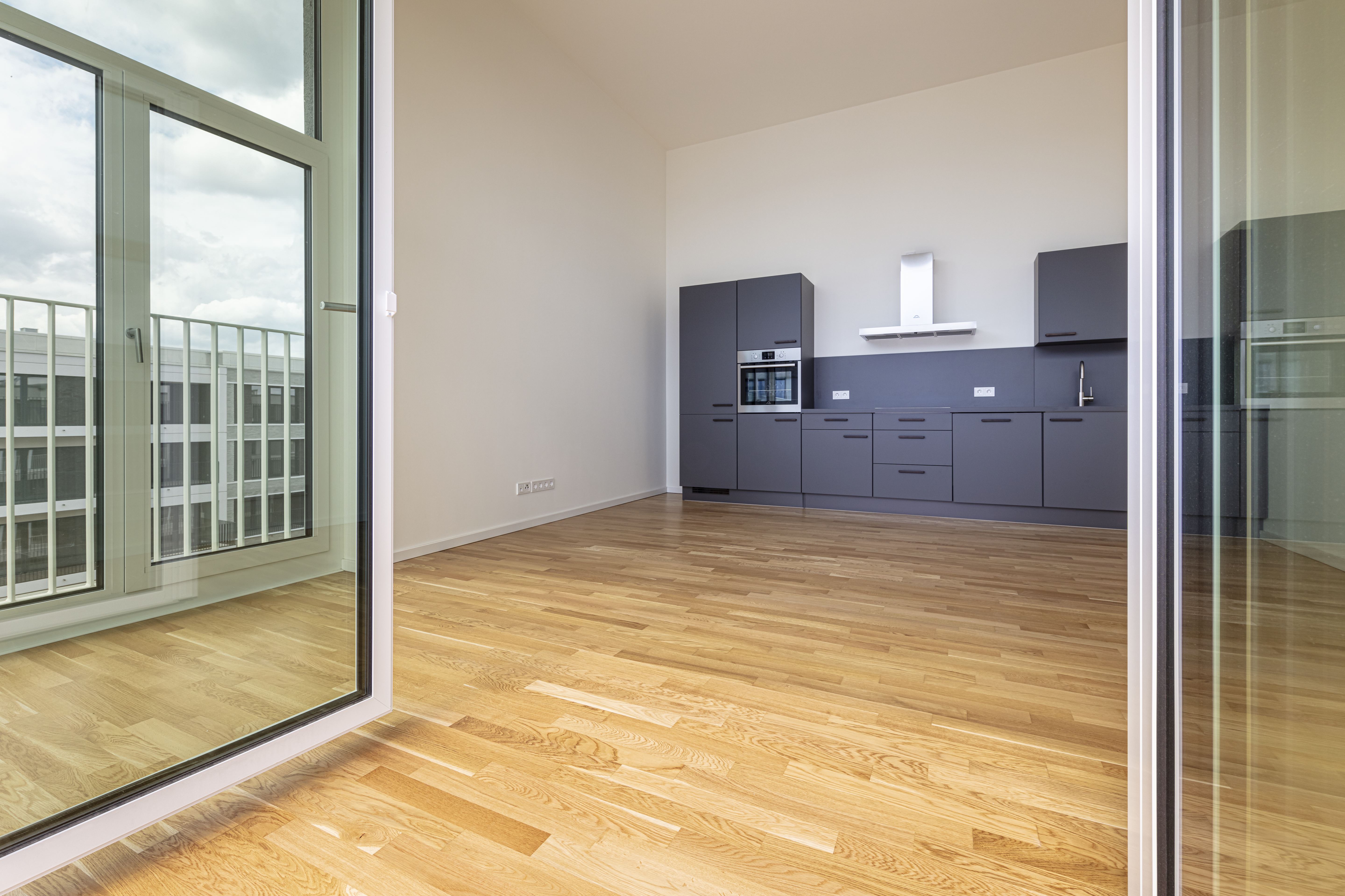 Europa city, Boligbyggeri med 500 boliger