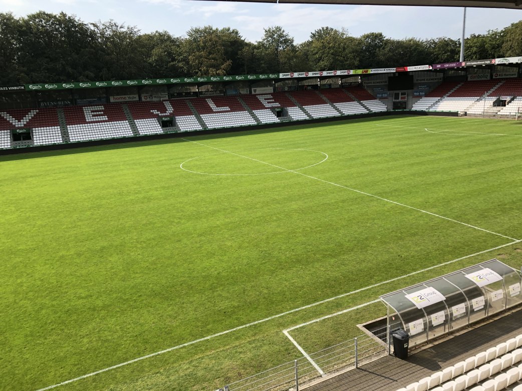 11.000 Plätze für Zuschauer der Heimspiele des Vejle BK