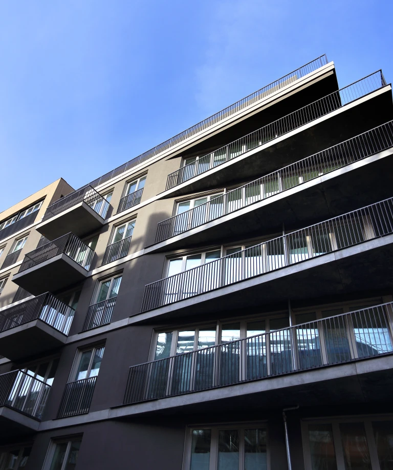 Ni huse med ni forskellige facader – boligkomplekset 