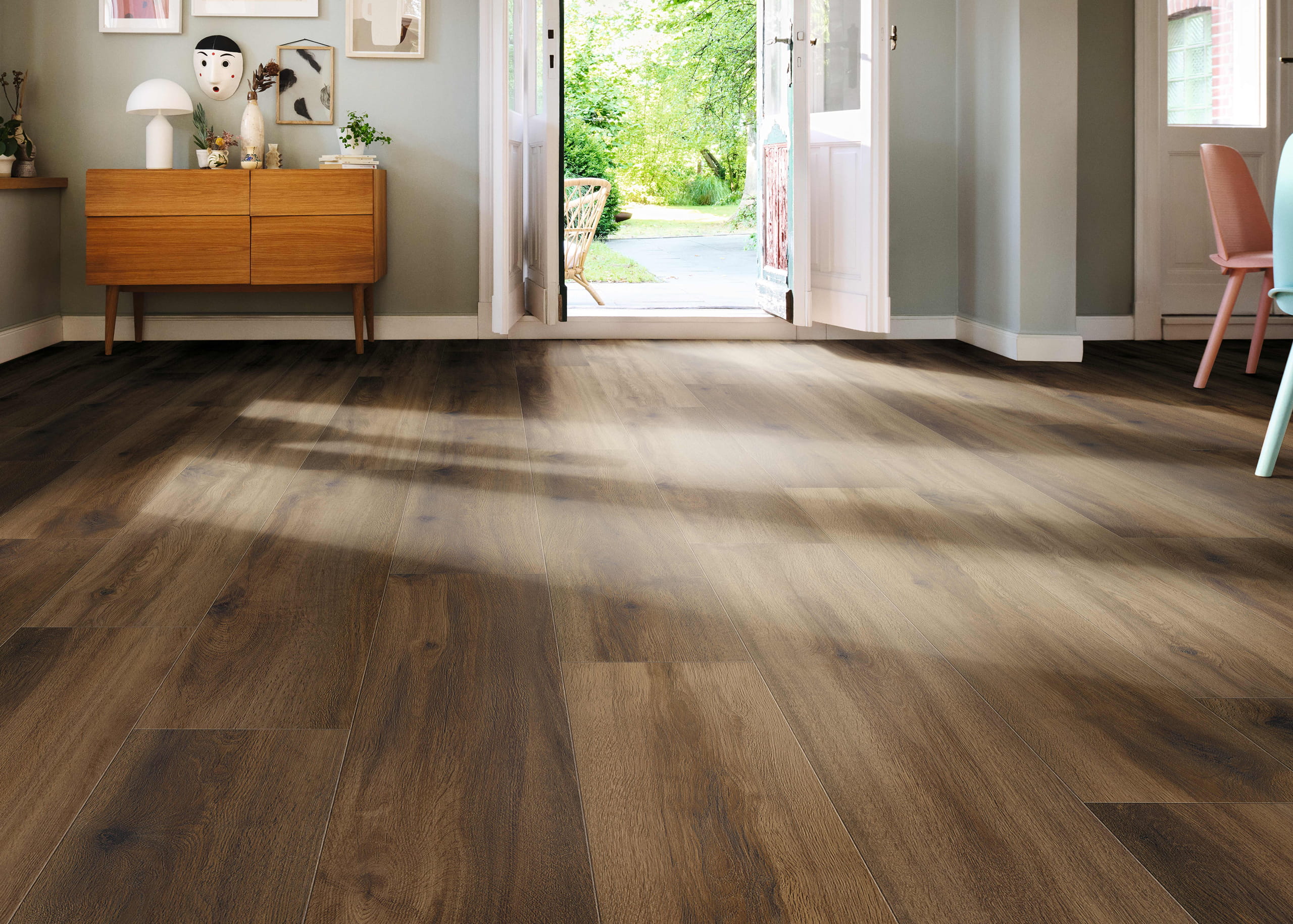 Bild von Landhausdiele 4V Eiche Provence schokobraun* authentic