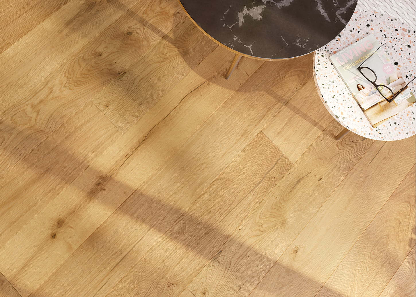 Bild von Landhausdiele 180 4V Eiche Rustikal strukturiert