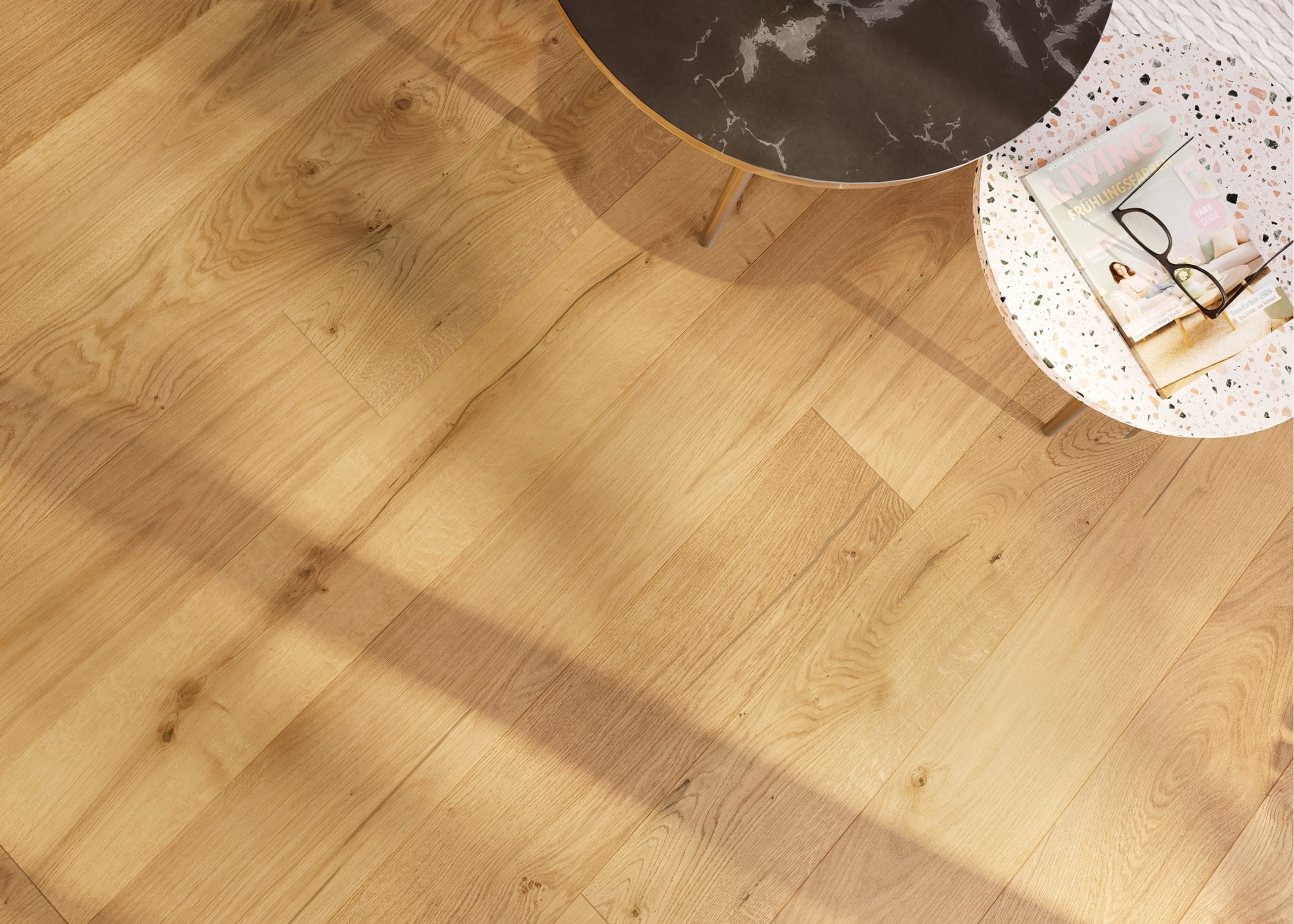 Bild von Landhausdiele 180 4V Eiche Rustikal strukturiert